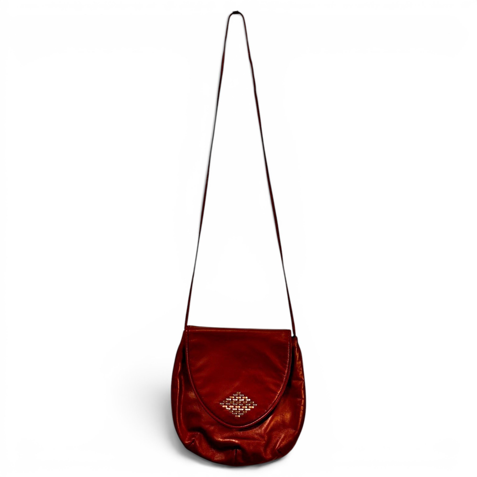 Leather crossbody bag