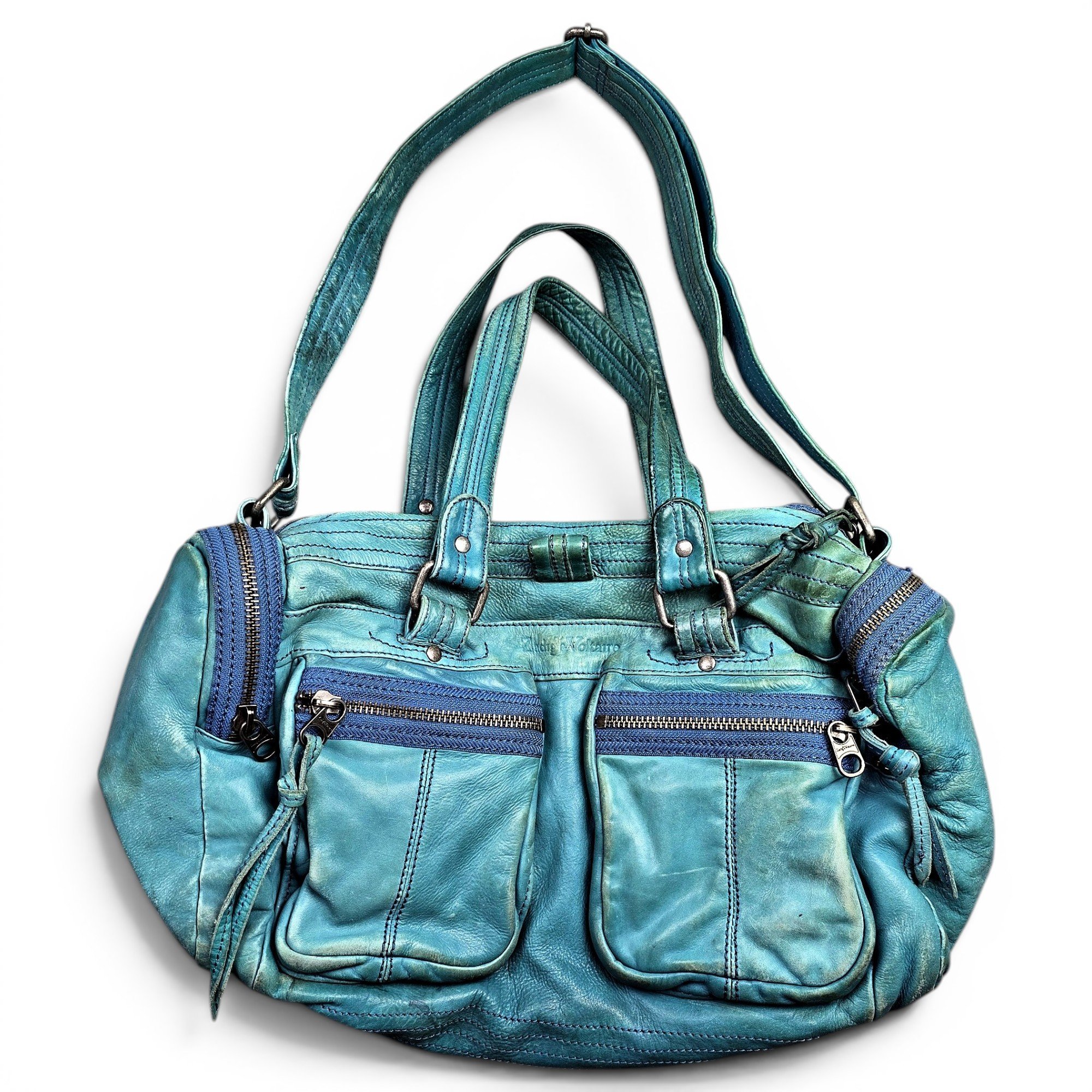 Leather handbag