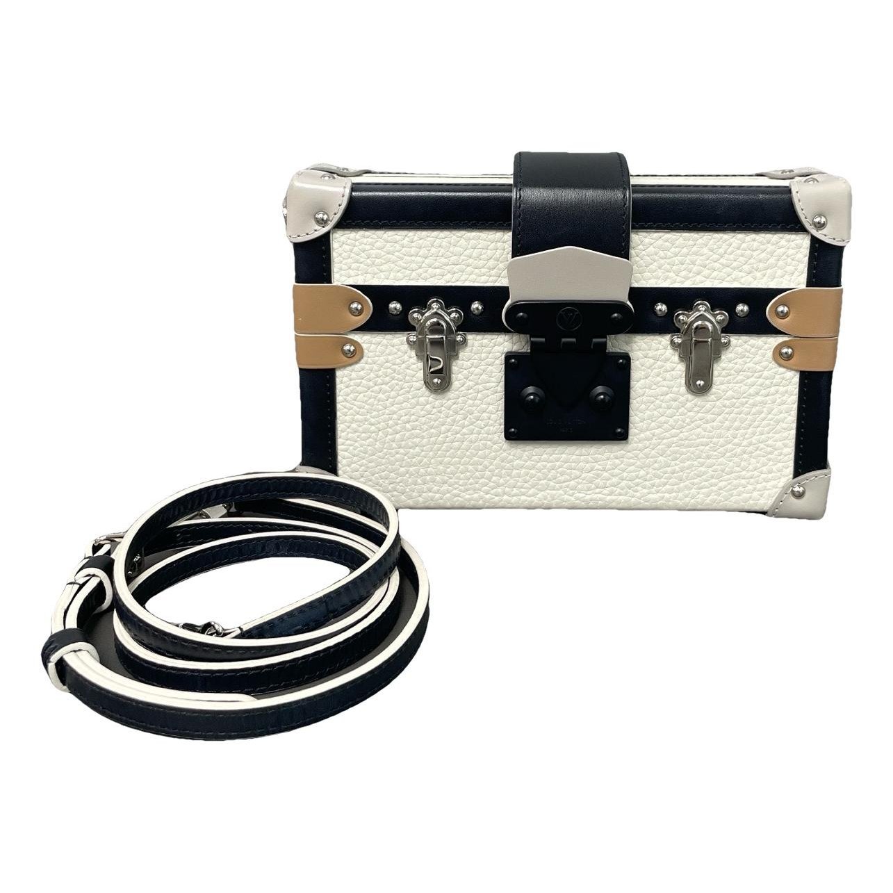 Petite Malle leather handbag