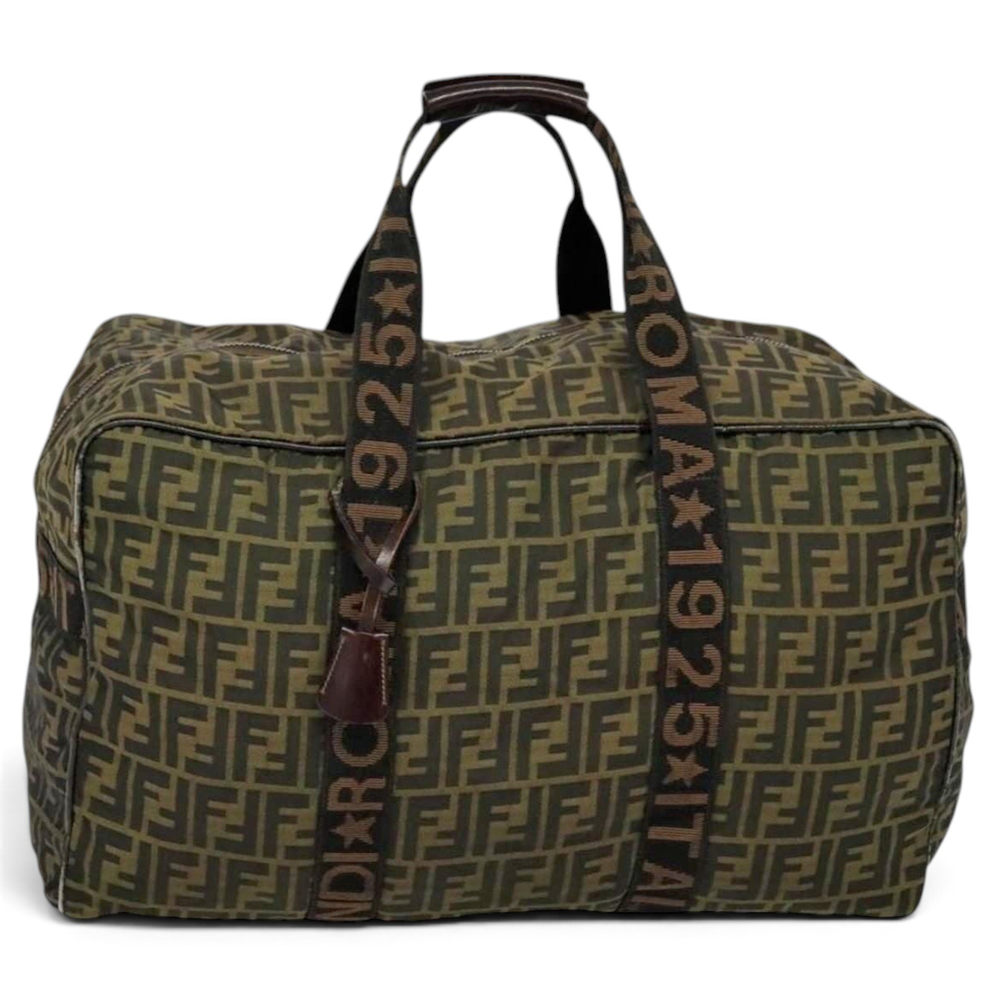 Leather travel bag