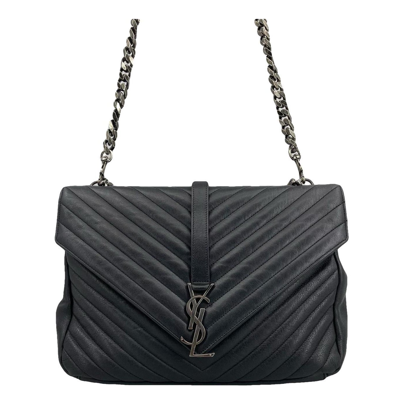 Collége monogramme leather handbag