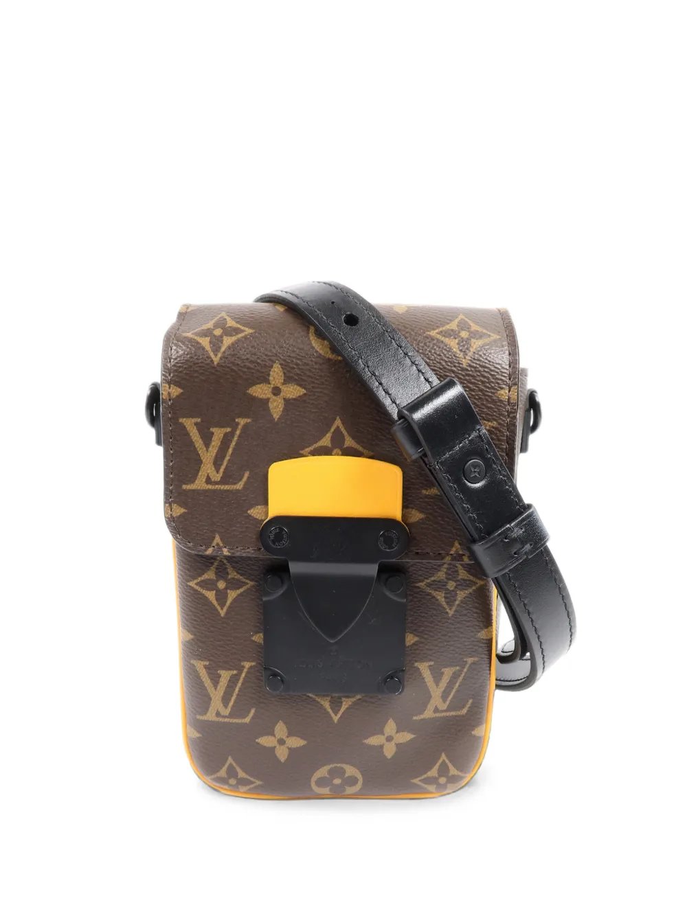S-Lock Monogram Macassar shoulder bag