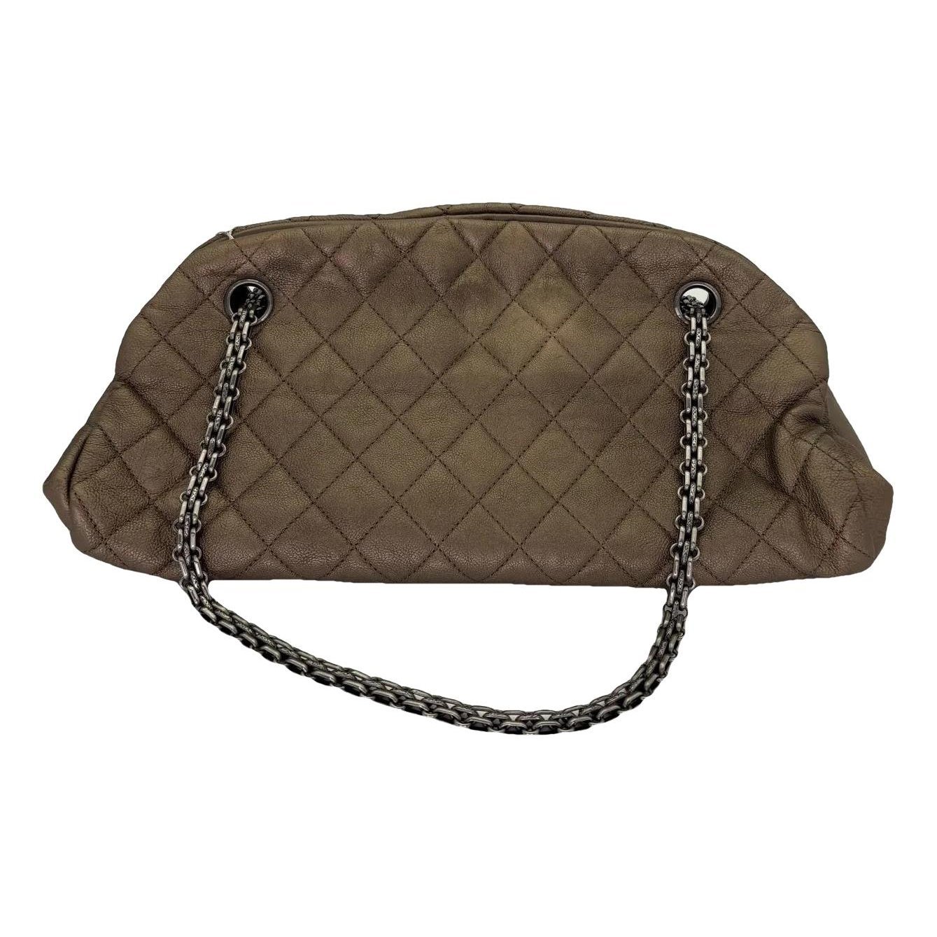 Leather bowling bag