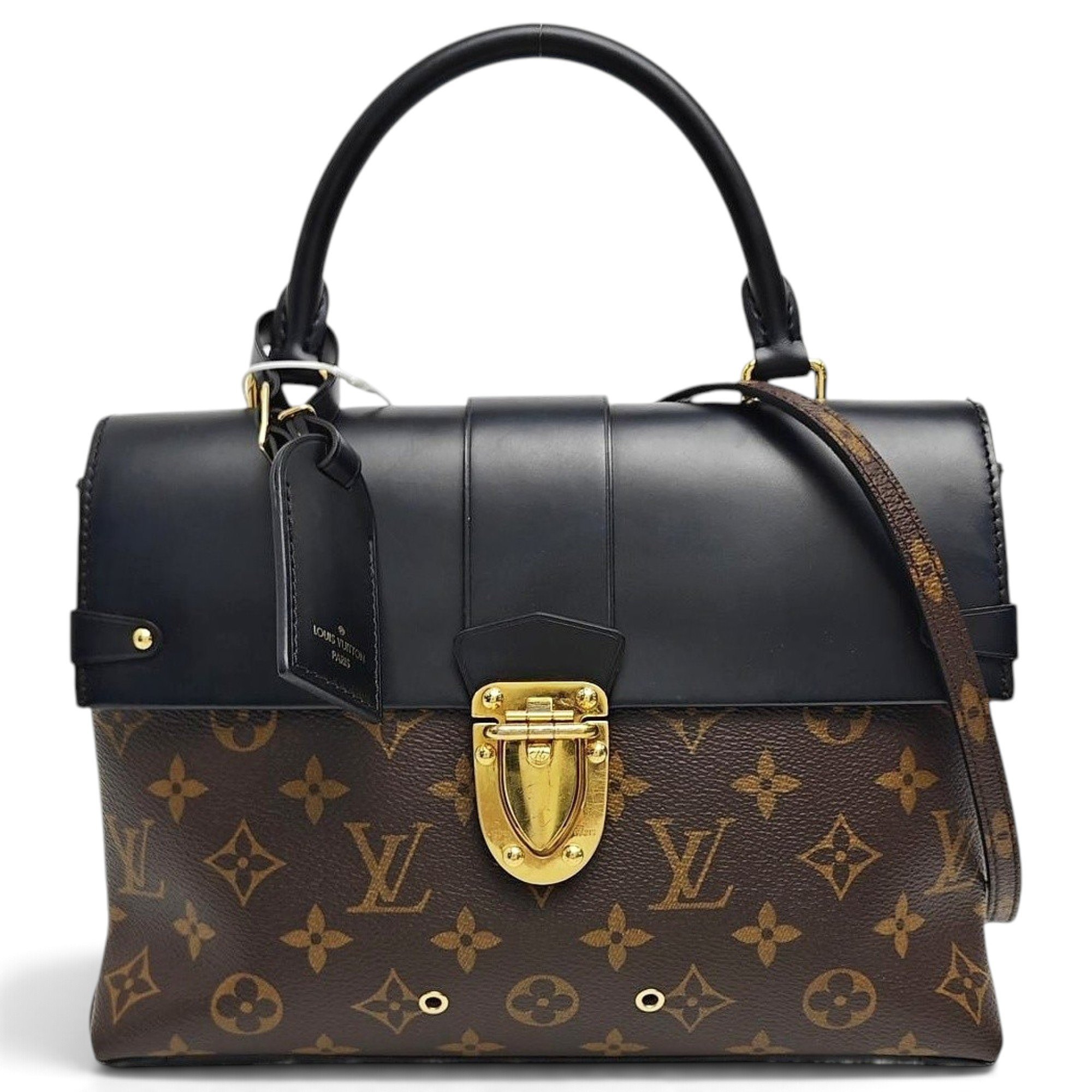 One Handle very leather handbag