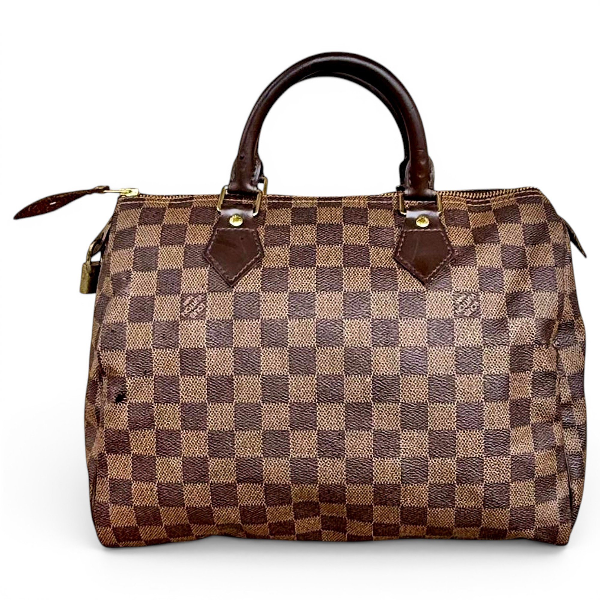 Speedy leather handbag