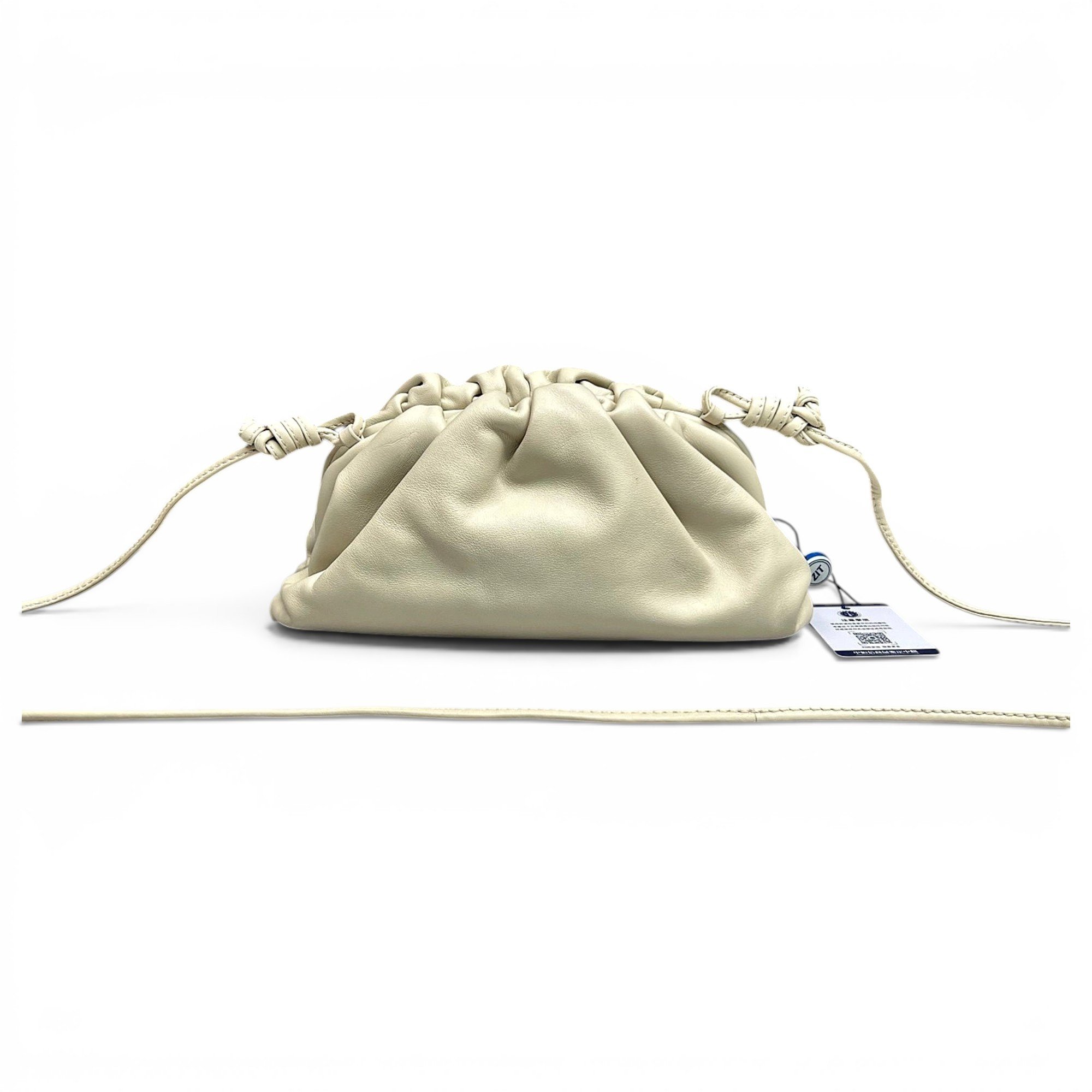 Pouch leather handbag