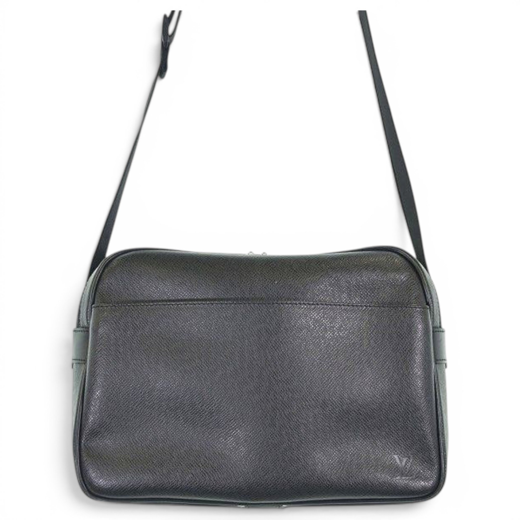 Reporter leather handbag