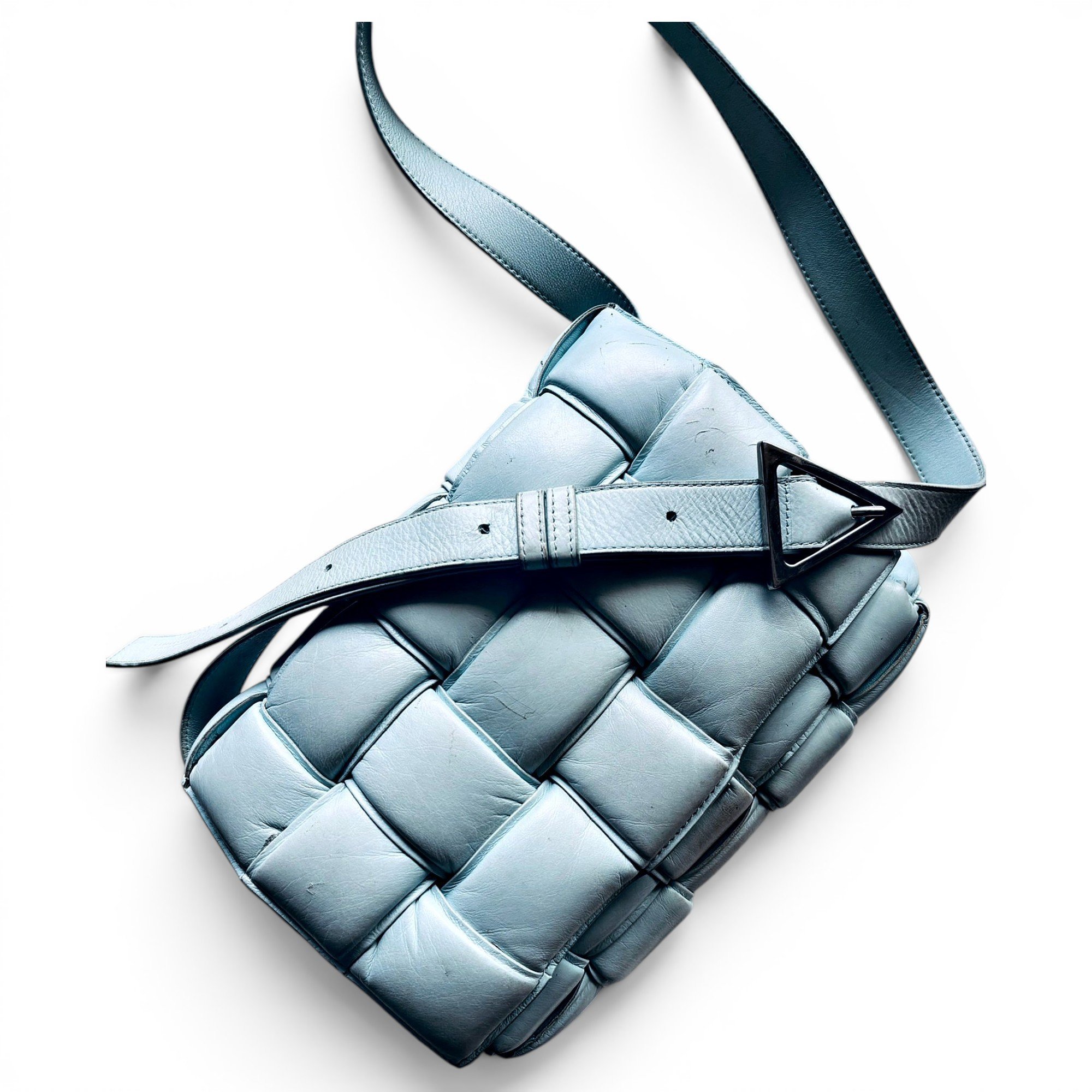 Cassette Padded leather handbag