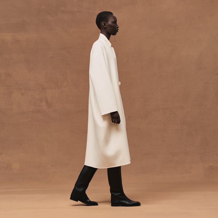 Blanc Naturel Cashmere Coat
