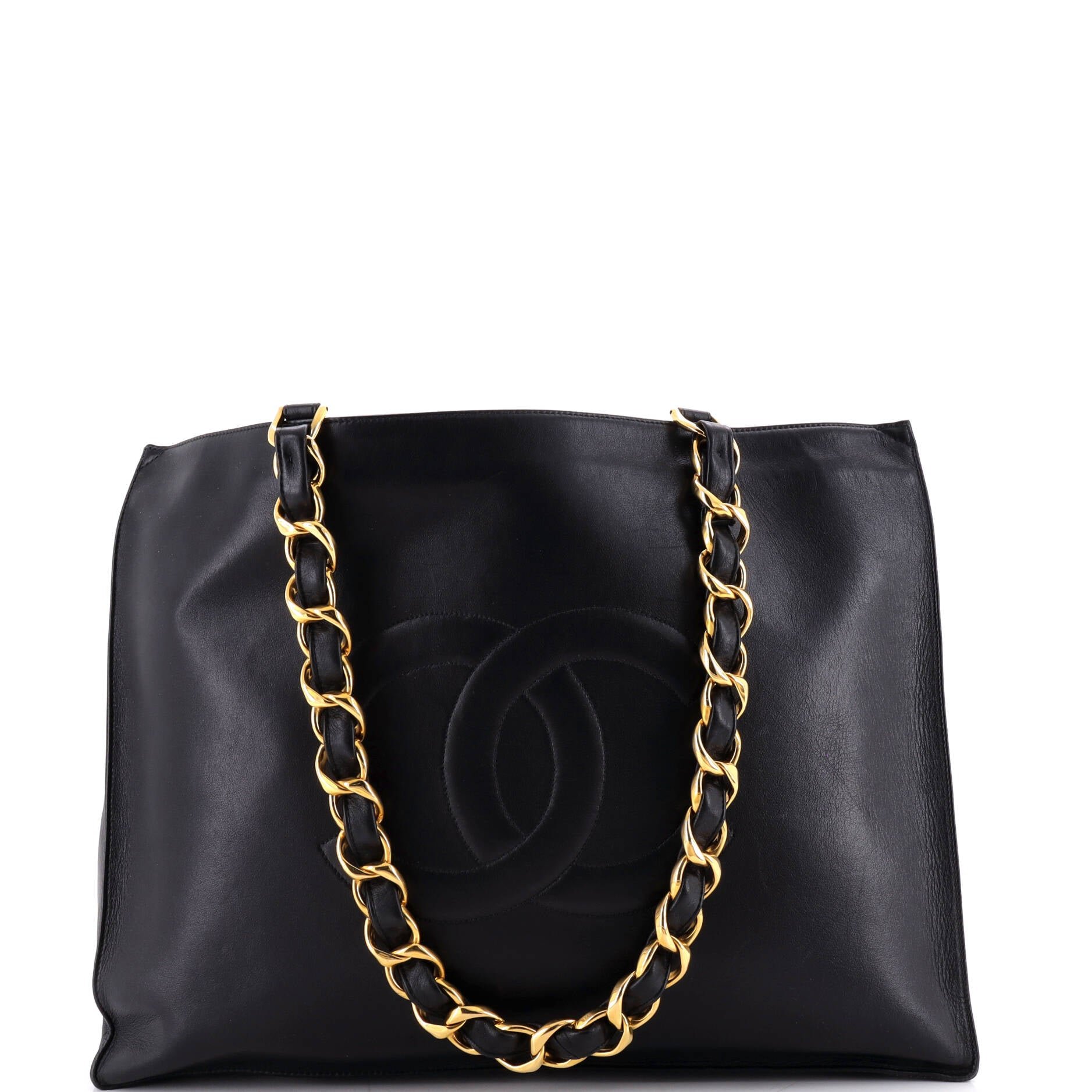 Vintage CC Chain Tote Lambskin XL