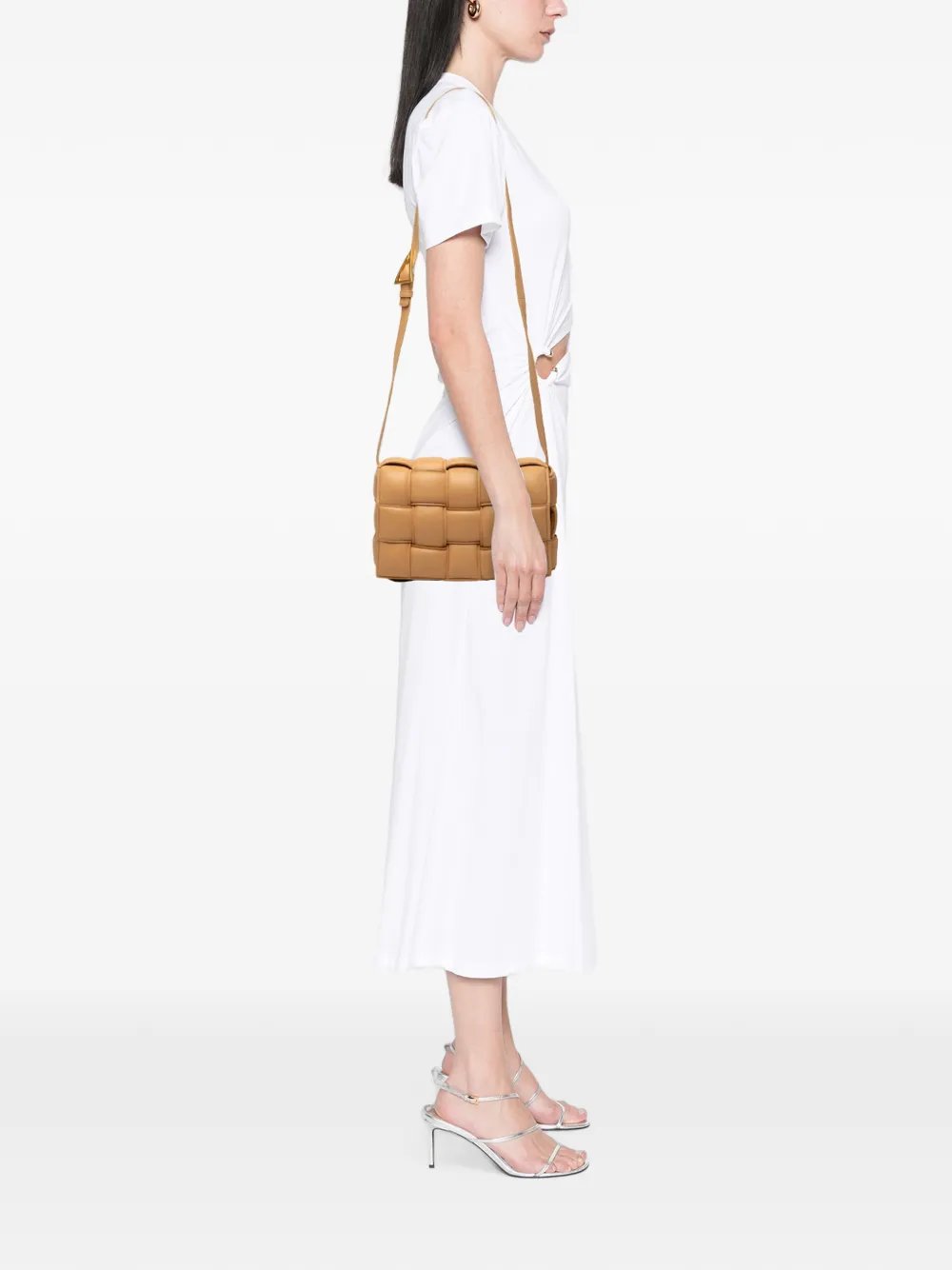 2012-2026 Nappa Intrecciato Padded Cassette crossbody bag