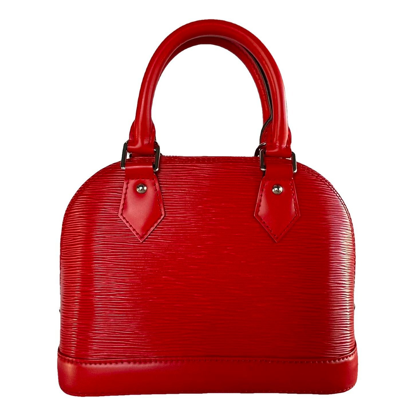 Louis Vuitton Alma BB patent leather handbag