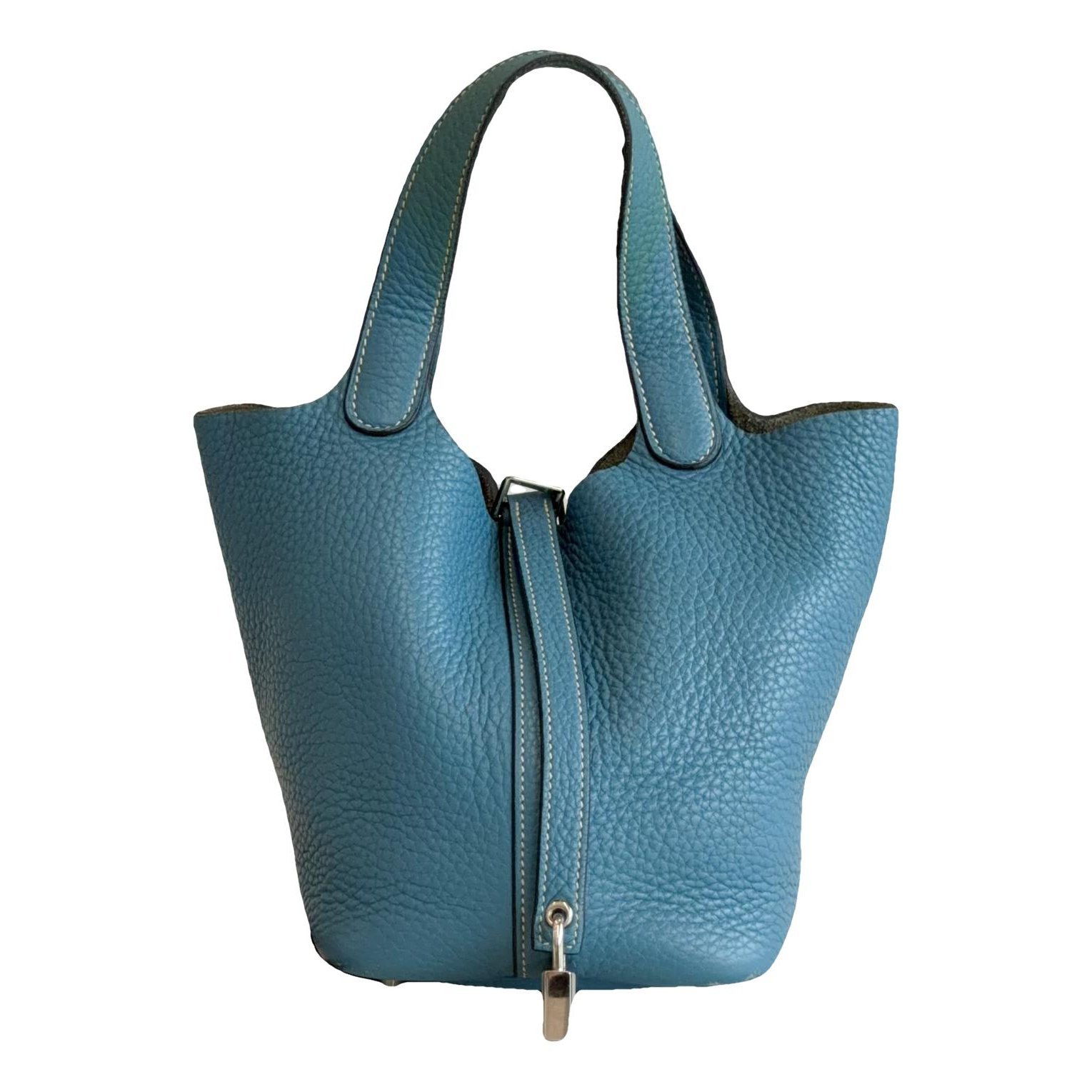 Picotin leather handbag