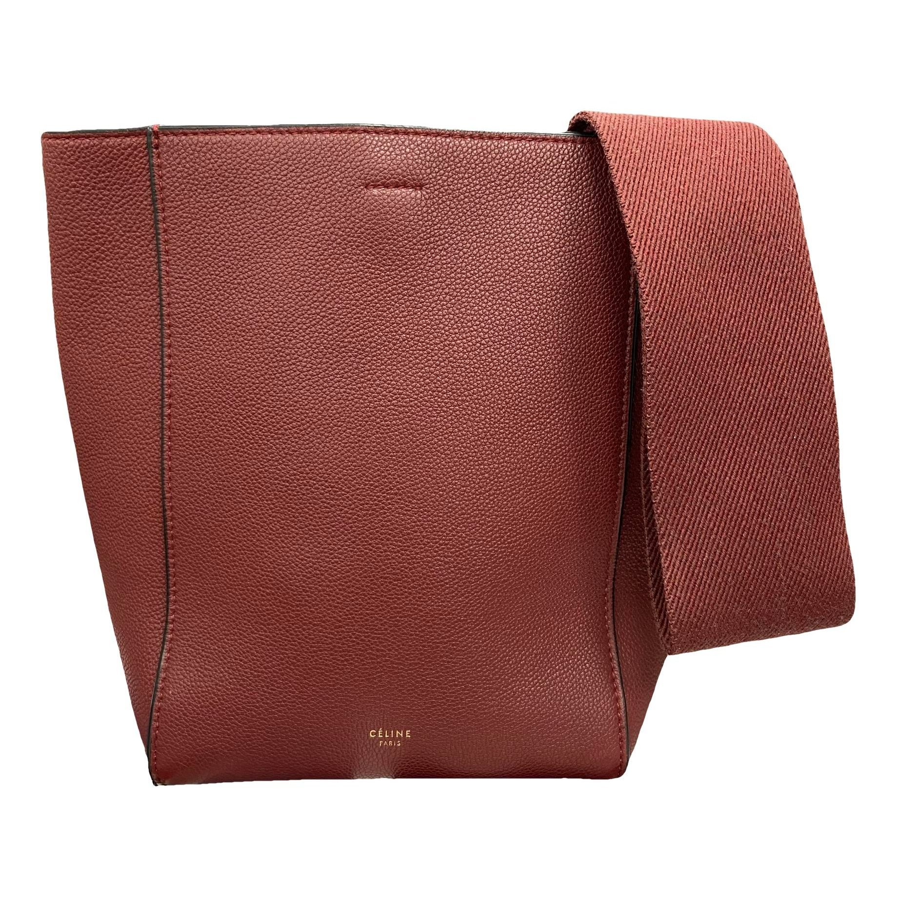 Seau Sangle leather handbag