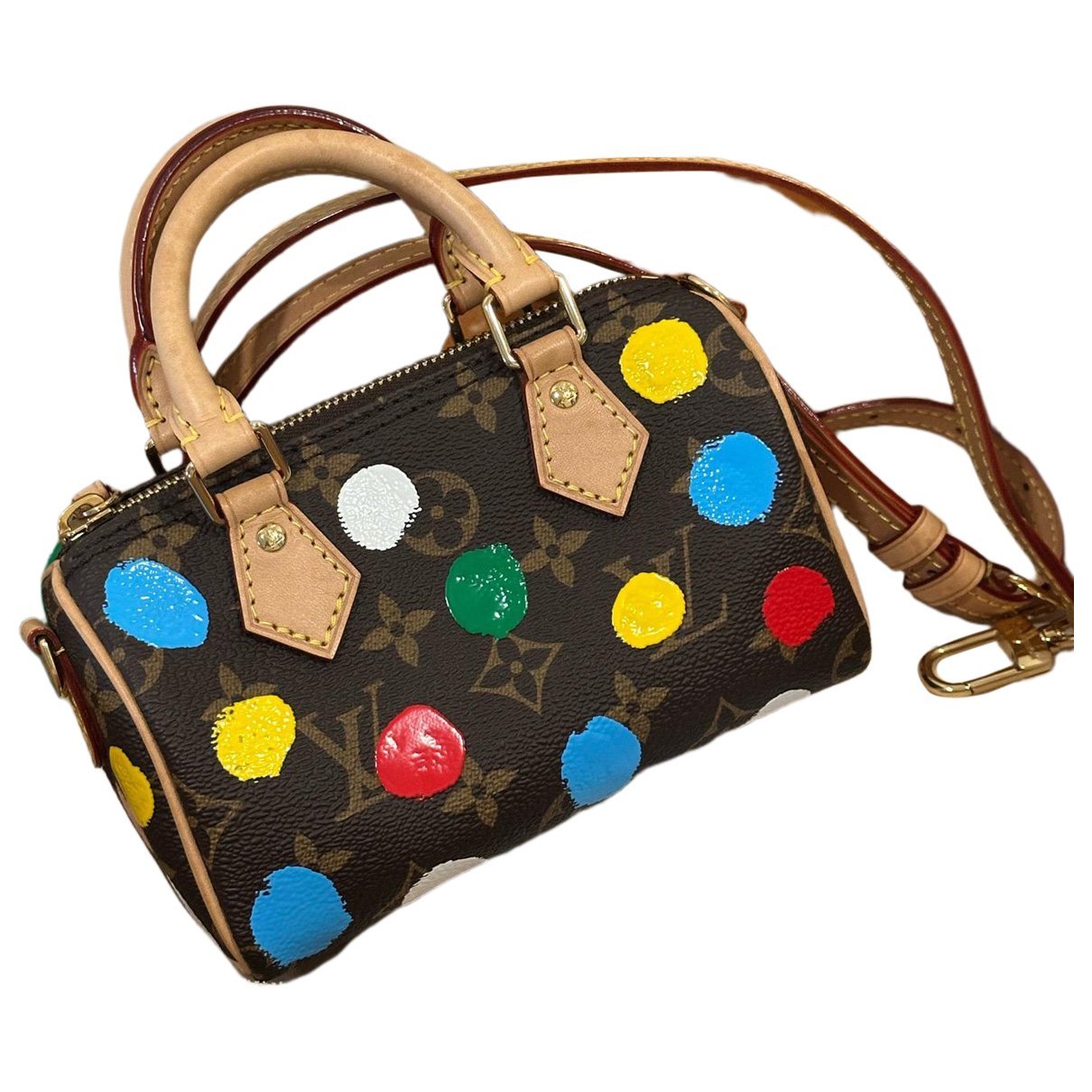Speedy leather handbag