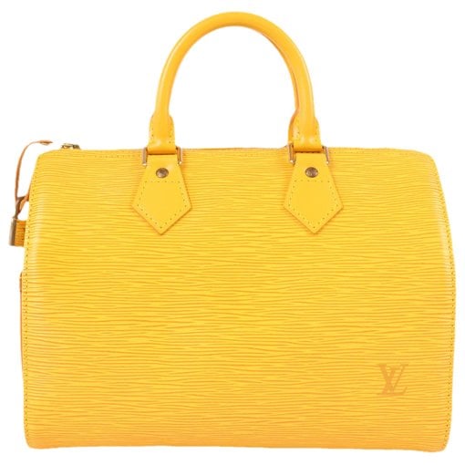 Speedy leather handbag