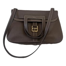 Hermes Halzan 31 Handbag Clemence Leather