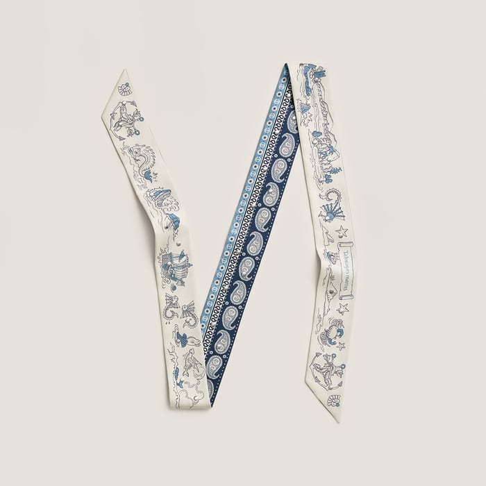 Tatouages Marins Bandana飾釘斜紋絲帶