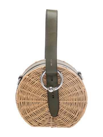 Rebecca Minkoff Straw Top Handle Bag