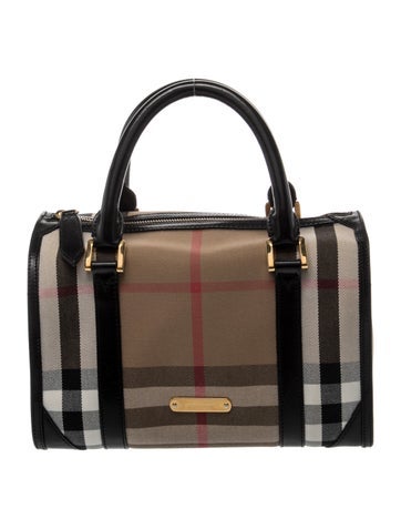Haymarket Check Top Handle Bag
