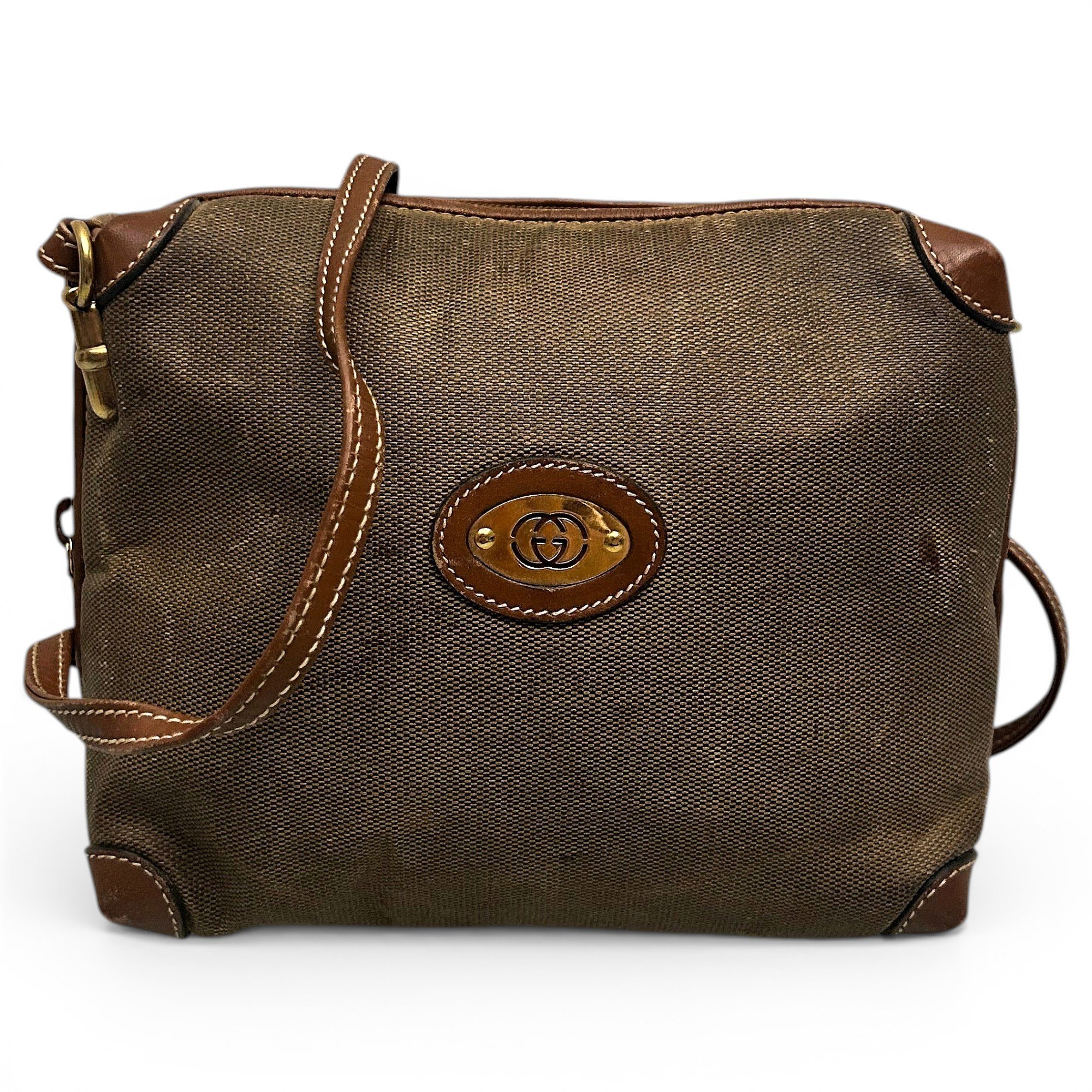 Leather crossbody bag