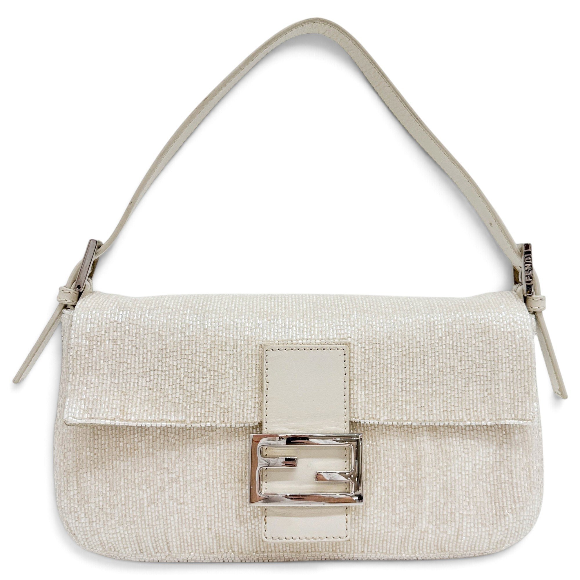 Baguette glitter handbag