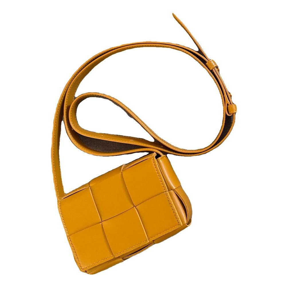Cassette leather crossbody bag