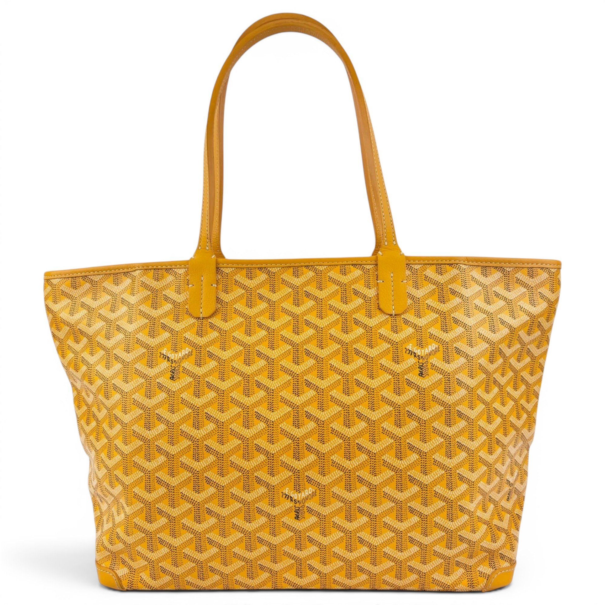 Goyard Artois leather handbag
