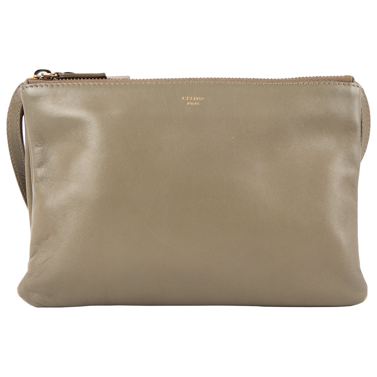 Celine Trio leather crossbody bag