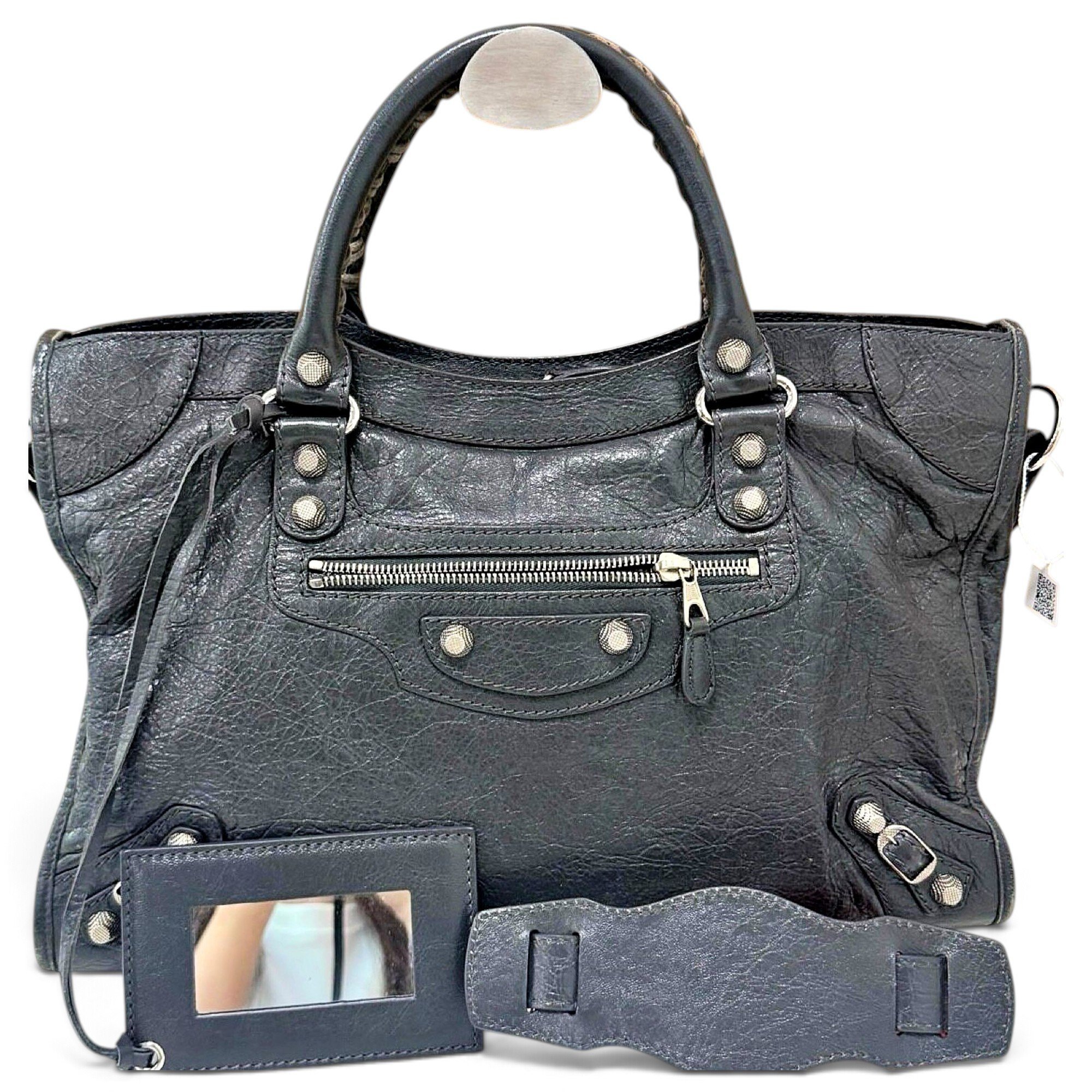 Balenciaga City leather satchel