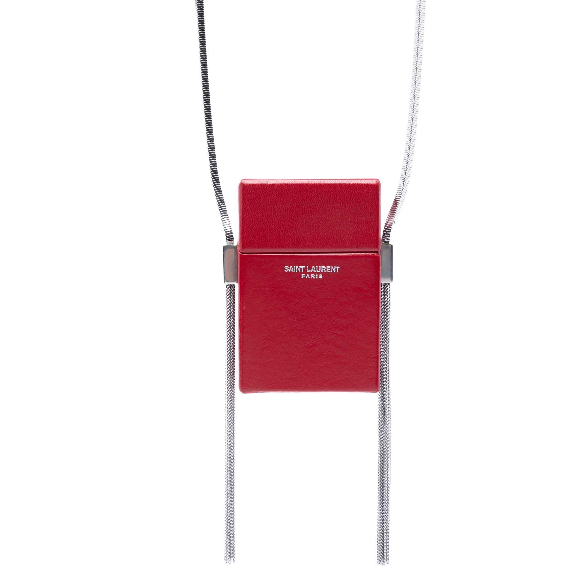 Smoking Box leather crossbody bag