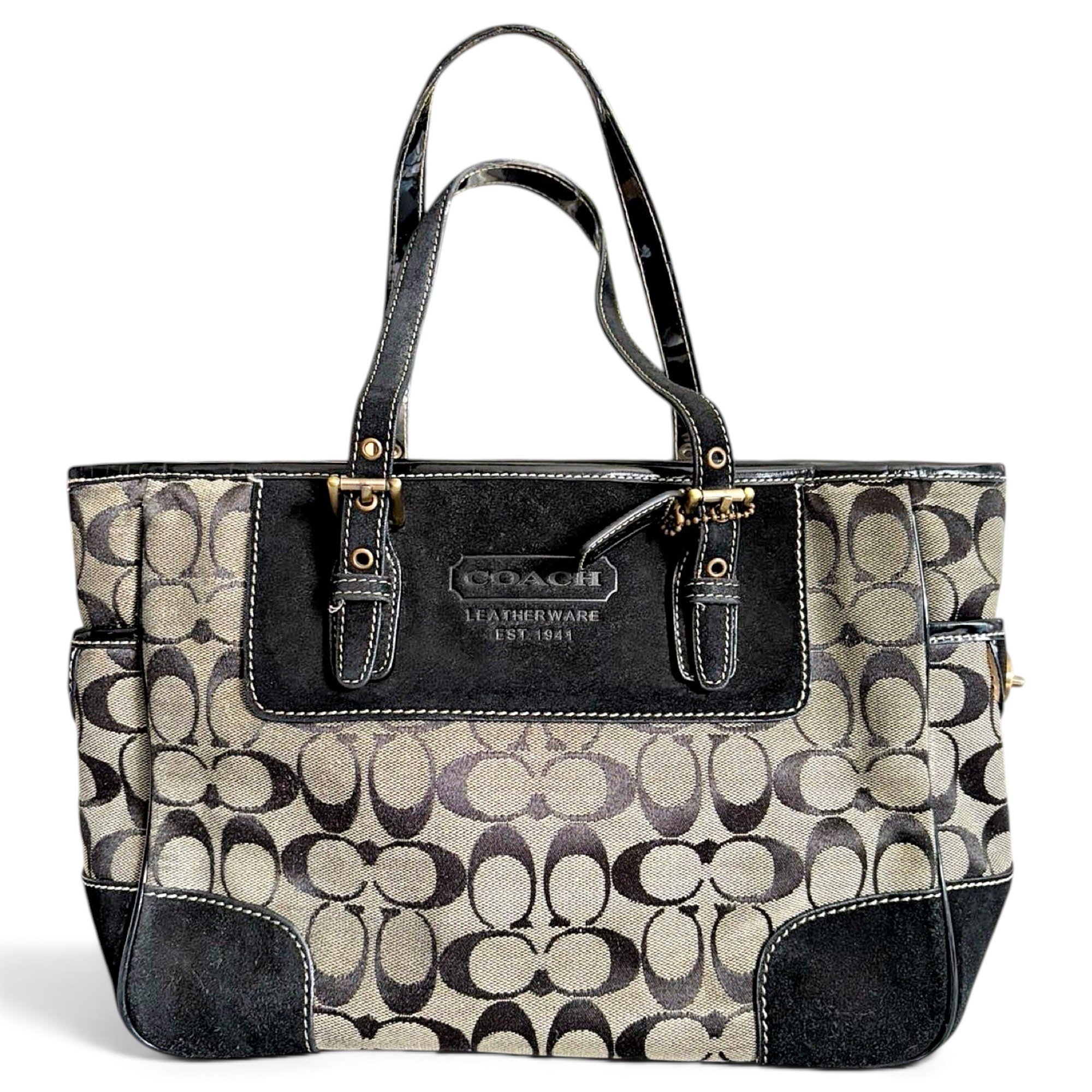 Leather tote