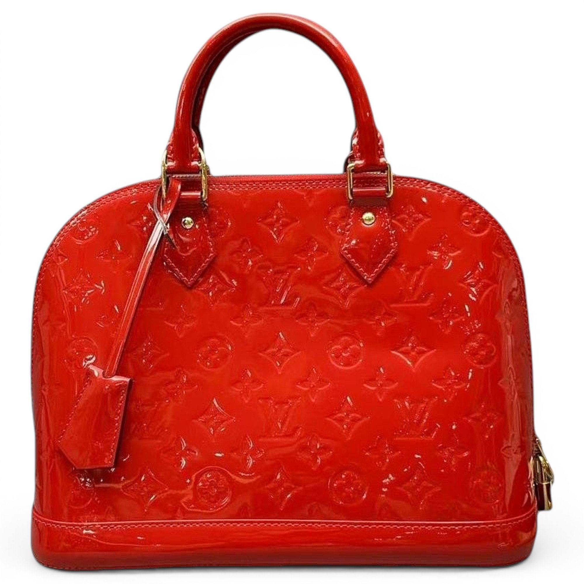 Alma BB patent leather handbag