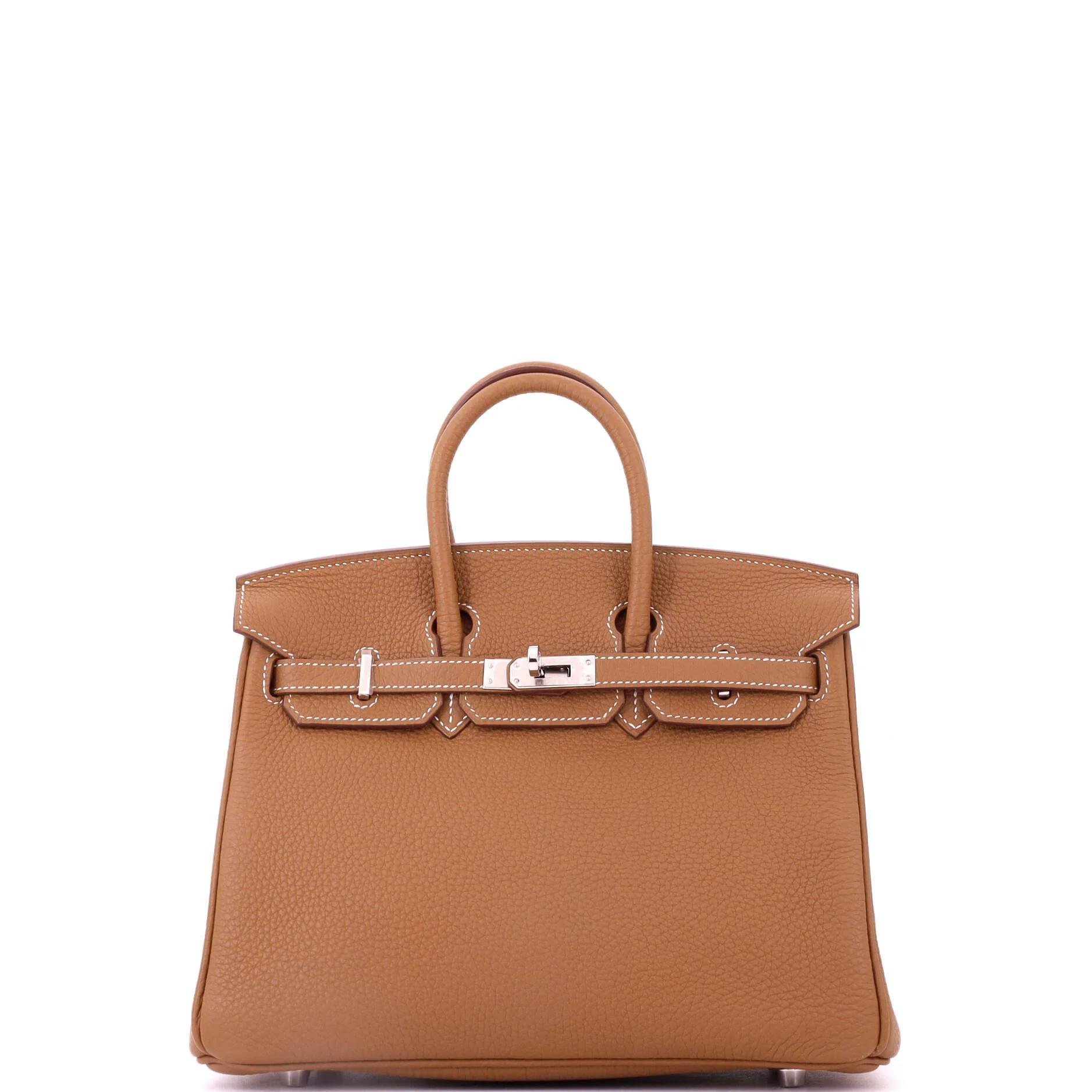 Birkin 25 leather tote