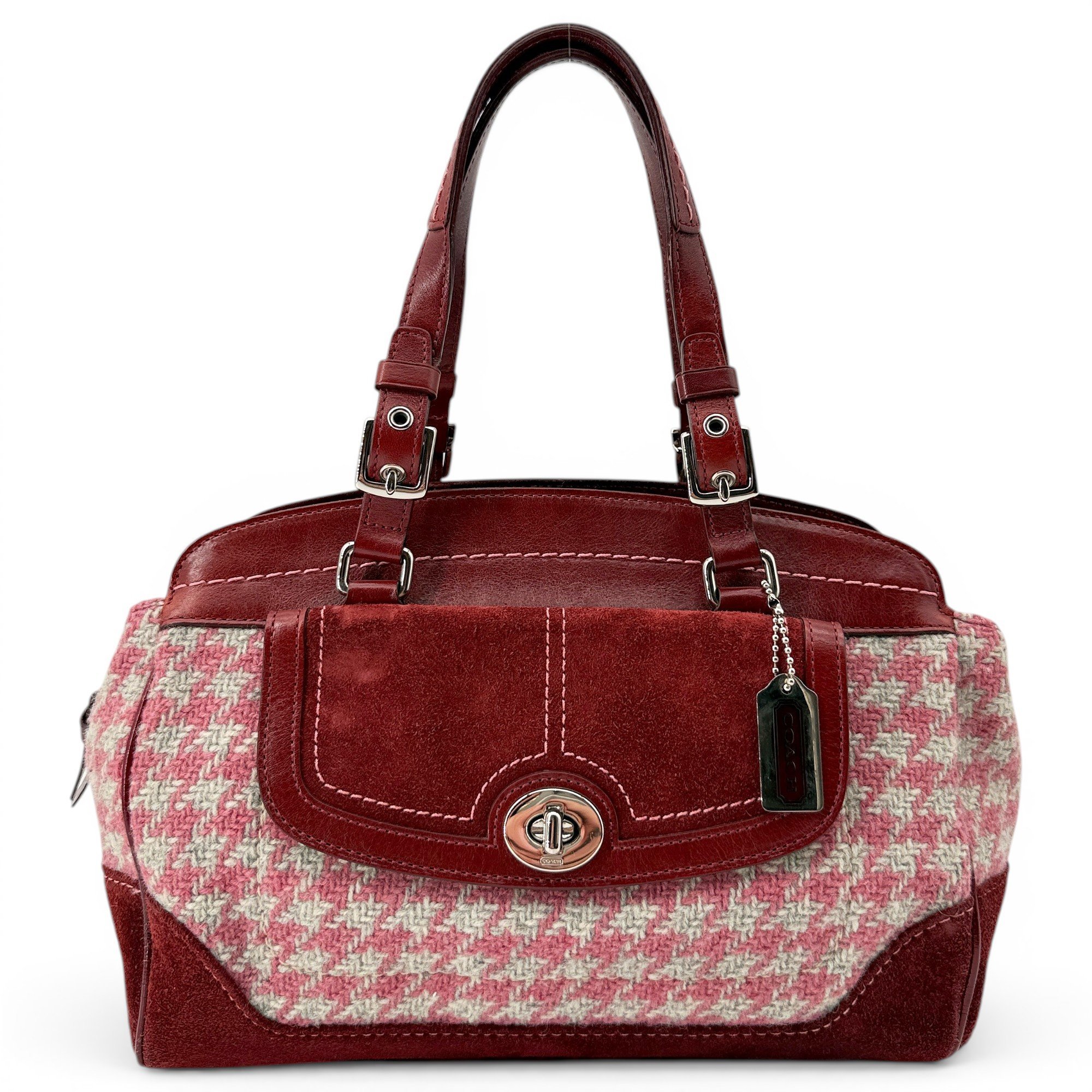 Signature Sufflette wool handbag
