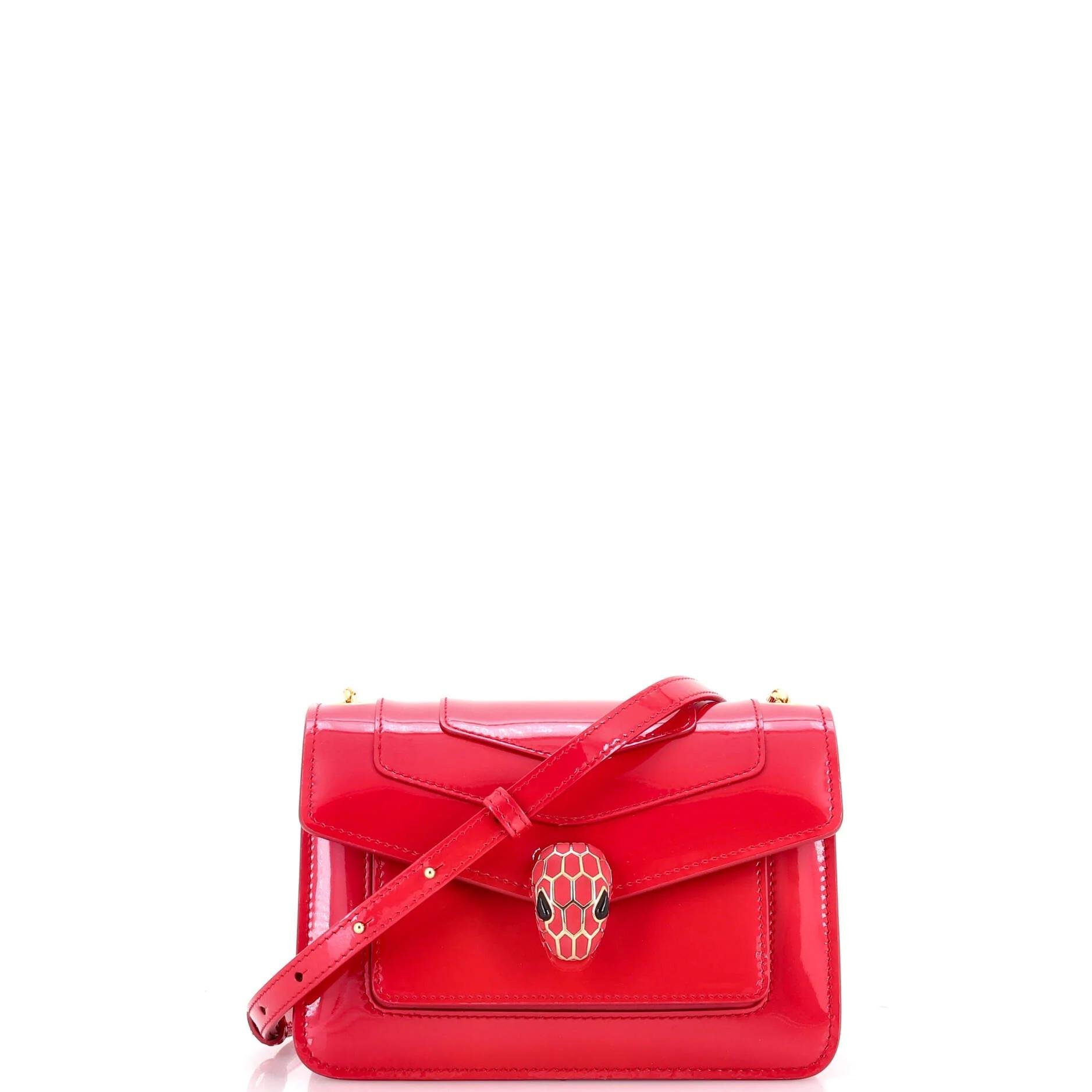 Patent leather handbag