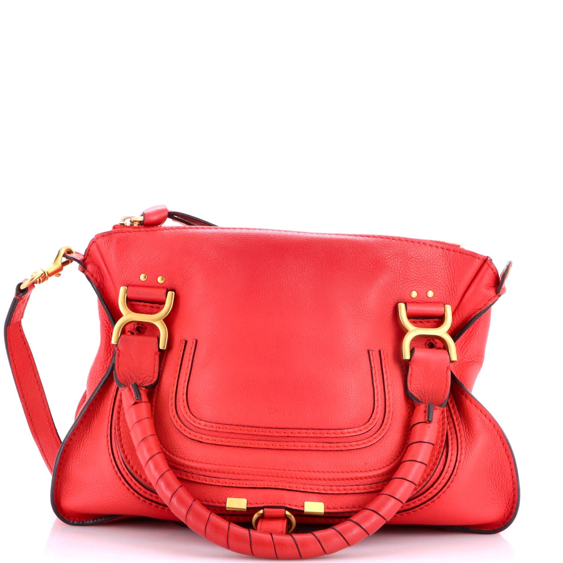 Marcie Satchel Leather Medium