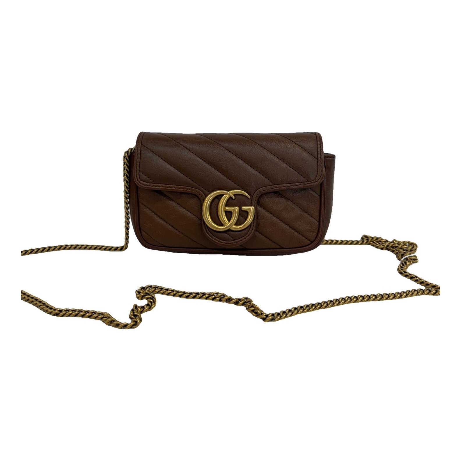 GG Marmont Flap leather crossbody bag