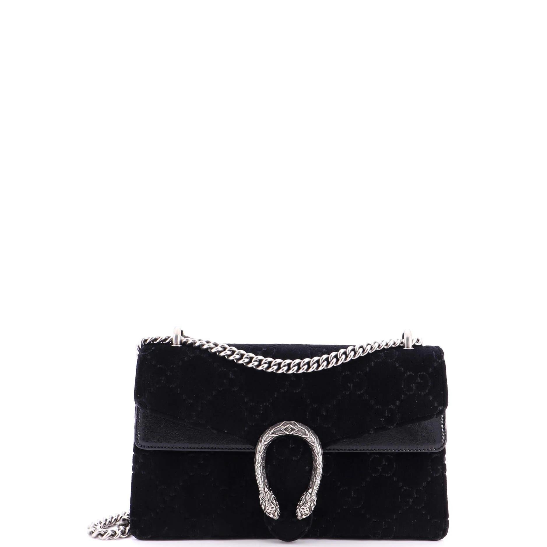 Velvet handbag