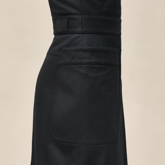 Noir Wraparound Dress