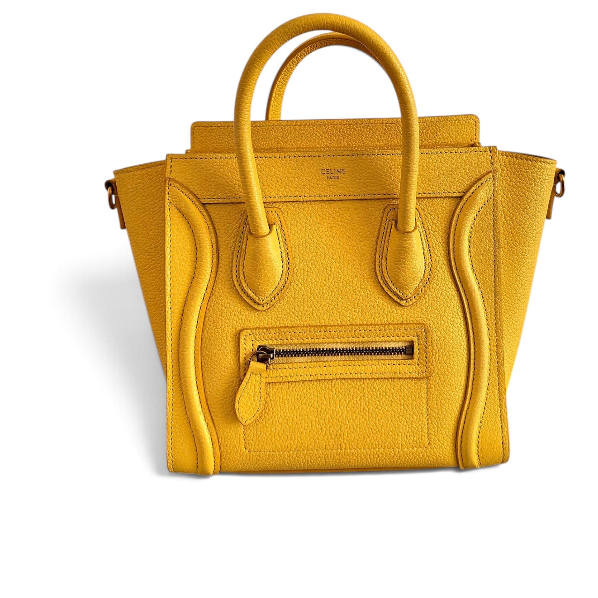 Nano Luggage leather handbag