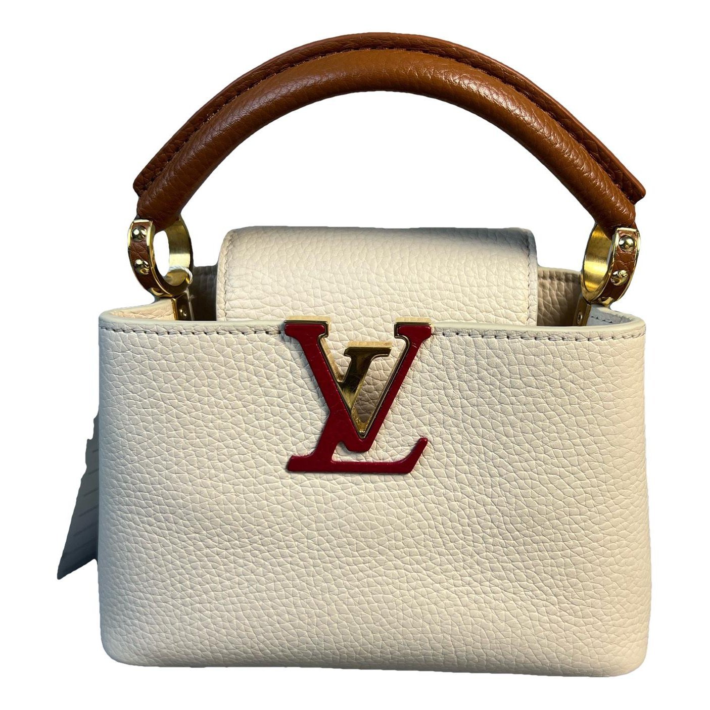 Capucines leather handbag