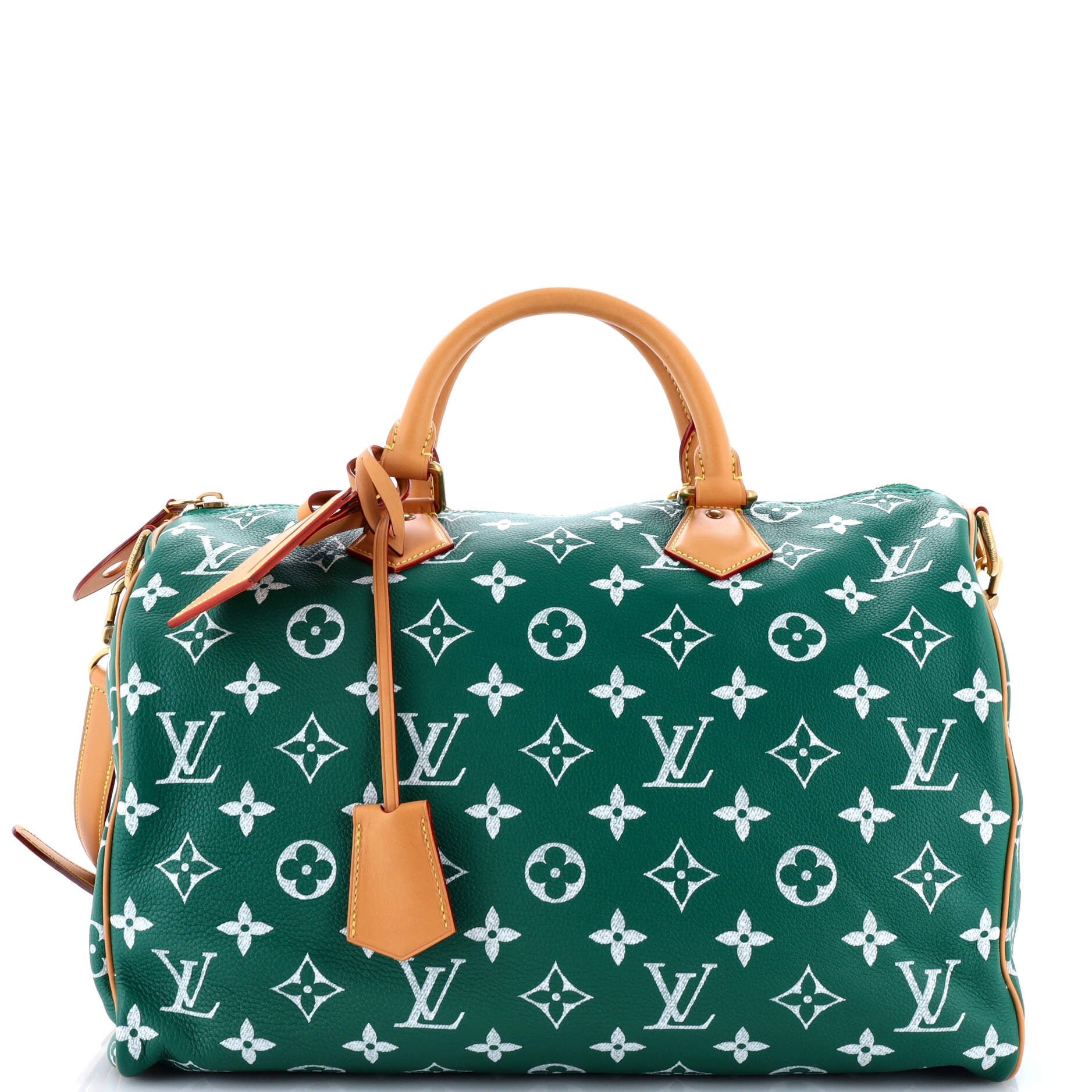 Louis Vuitton Speedy P9 Bandouliere Bag Monogram Leather 40