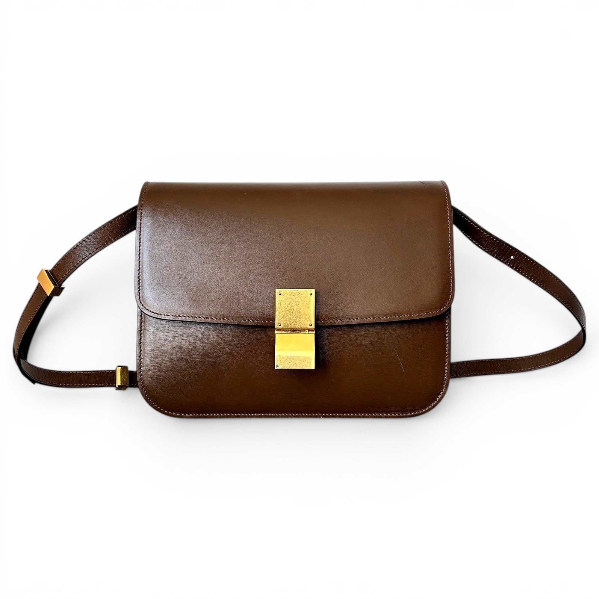Classic leather handbag