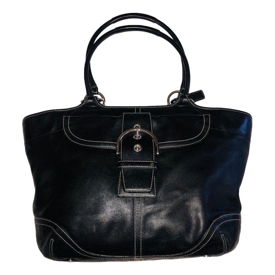 Leather tote