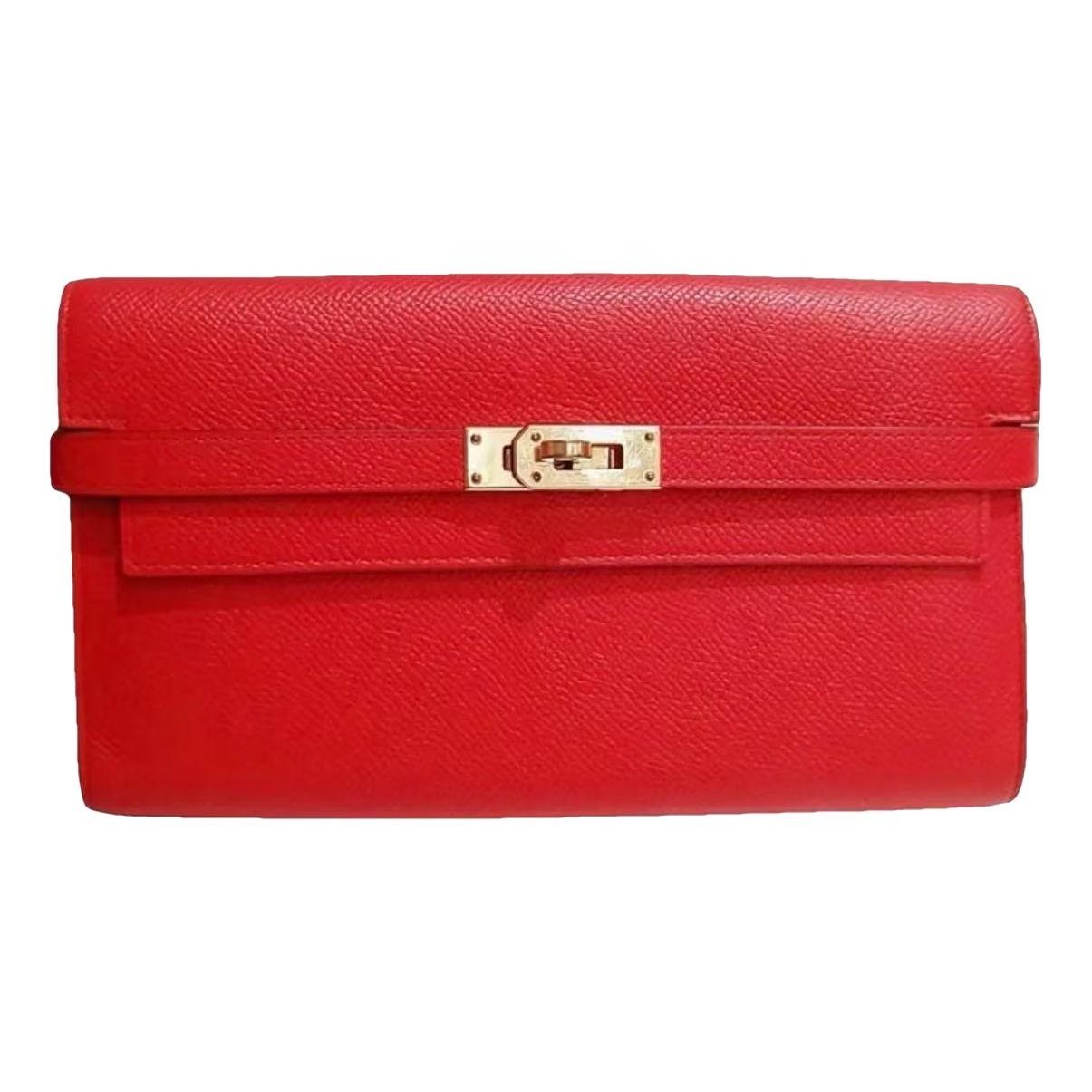 Kelly to go leather clutch bag
