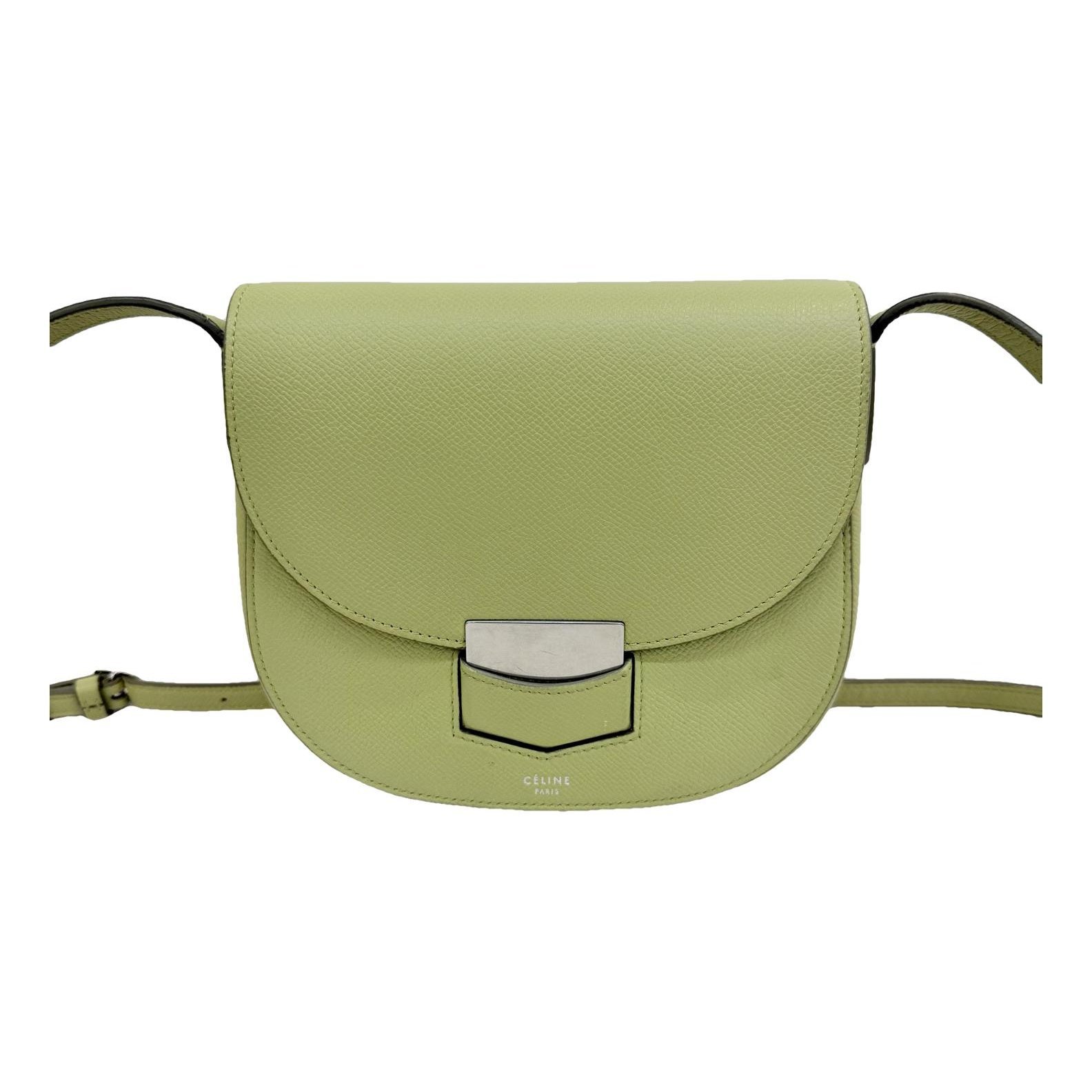 Trotteur leather crossbody bag