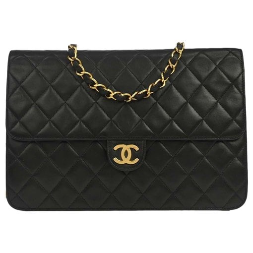 Trendy CC Flap leather handbag