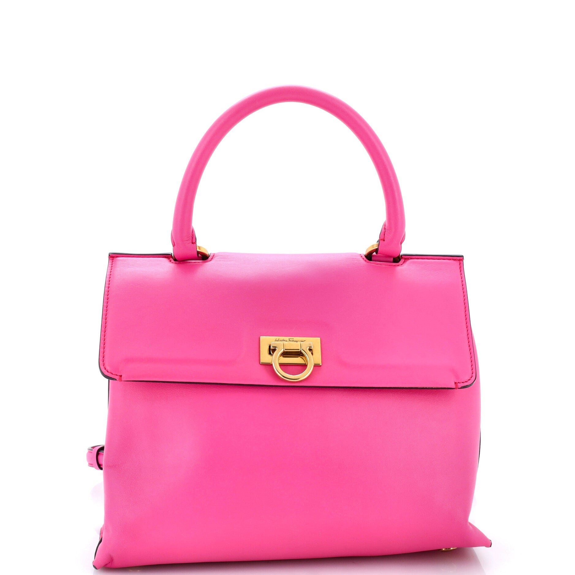 Trifolio Top Handle Bag Leather Small