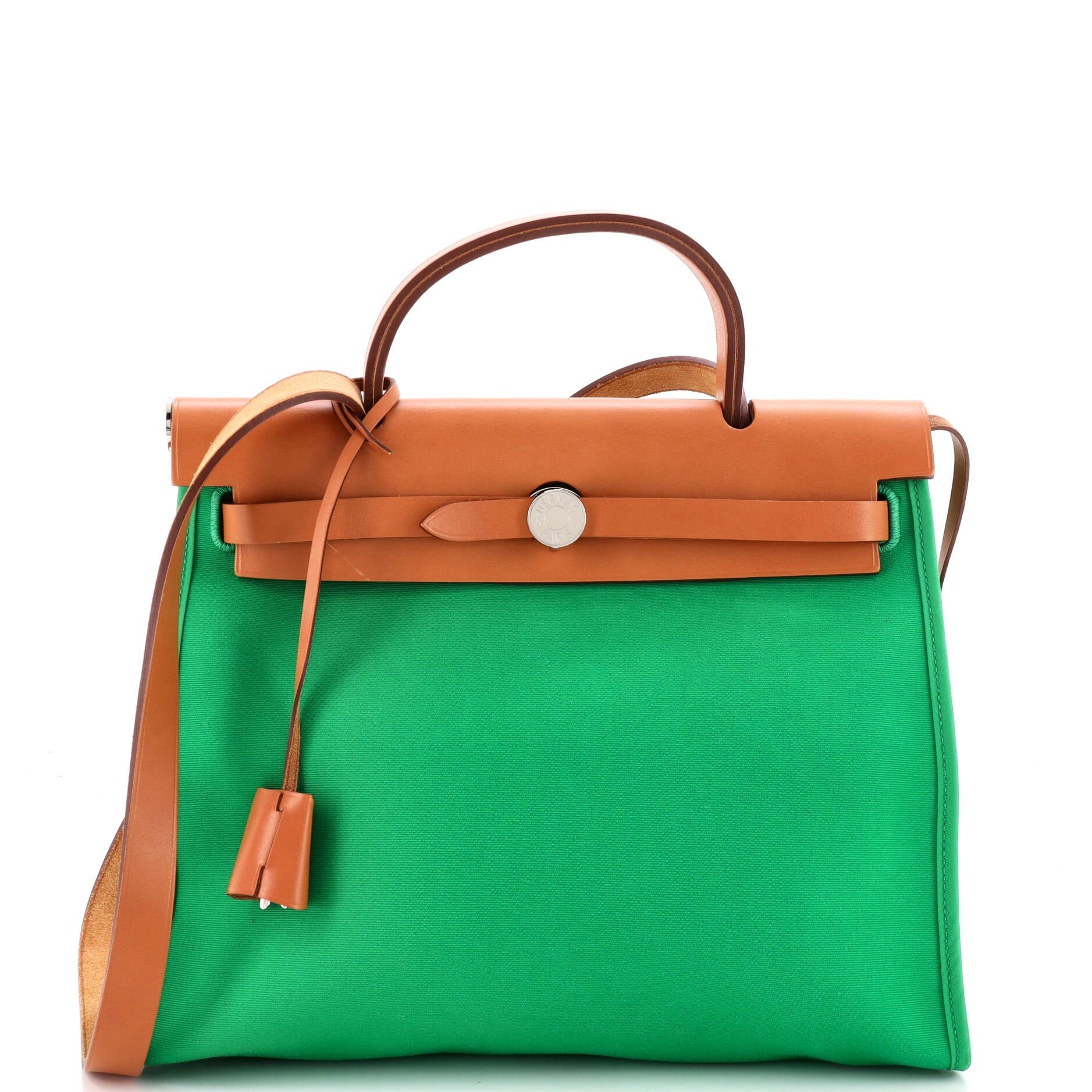 Herbag Zip Leather and Toile 31